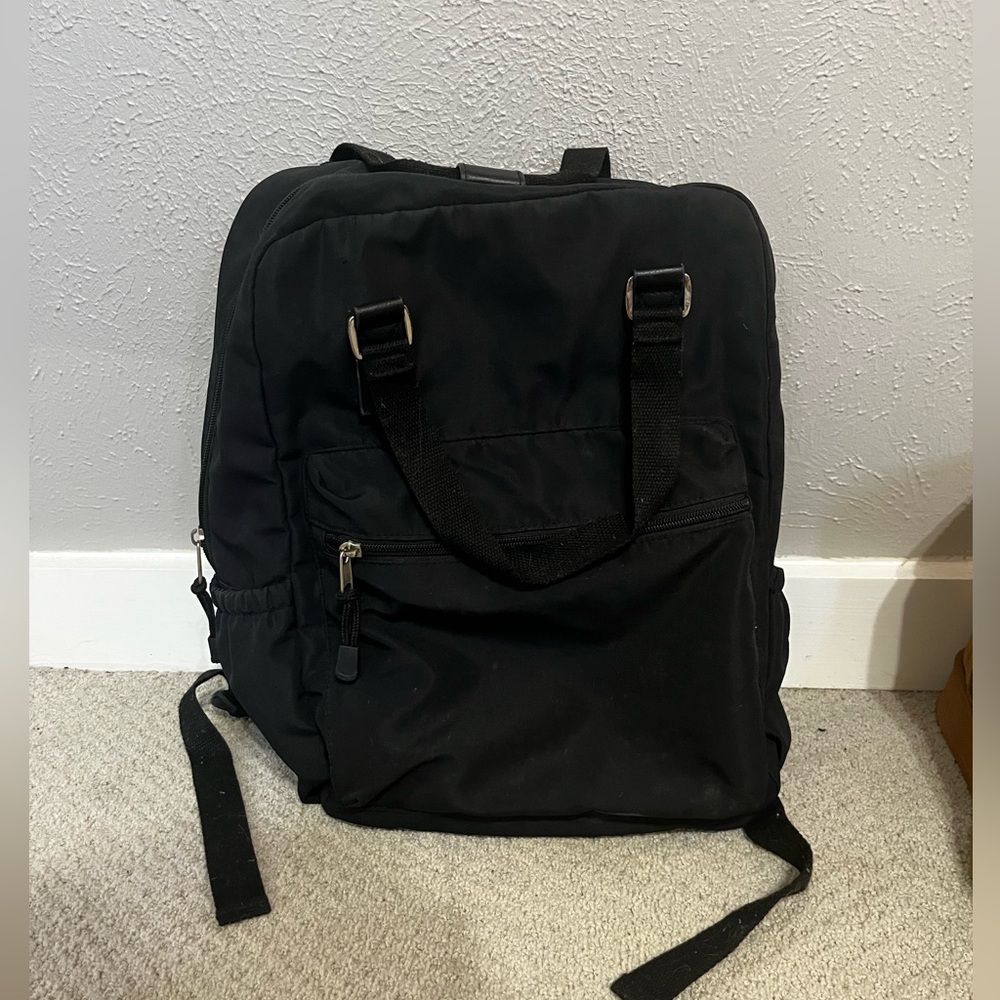 Black backpack